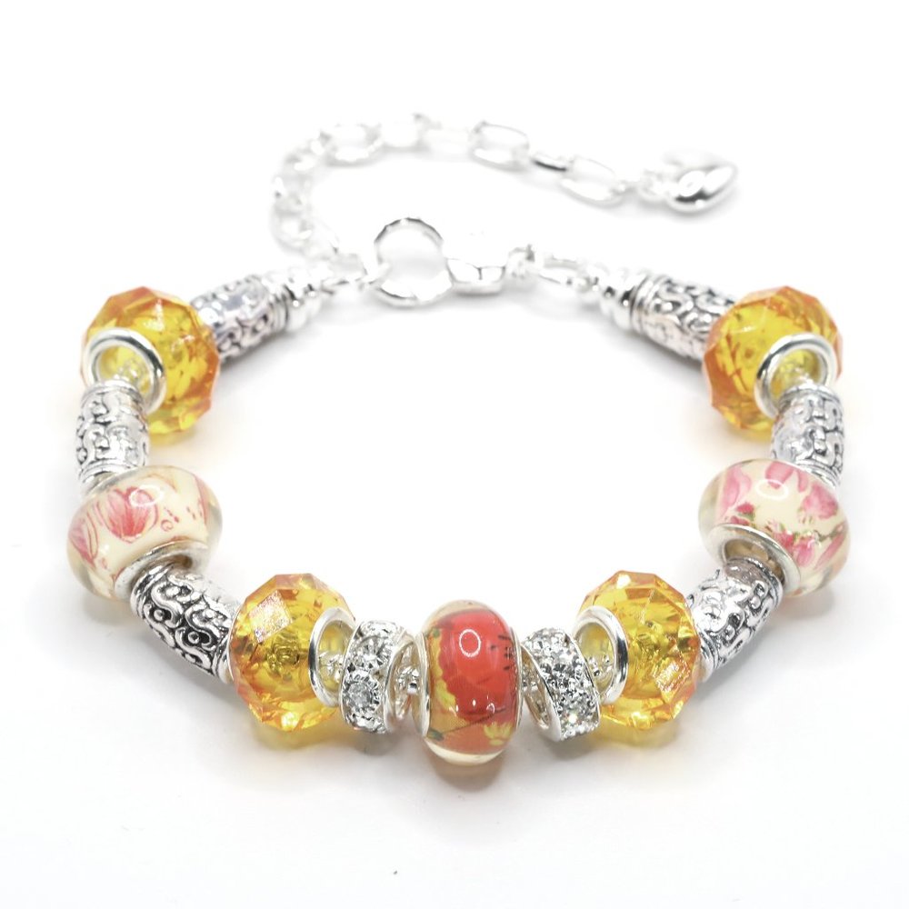 European Charm Bracelet - Sunny Garden (0784)